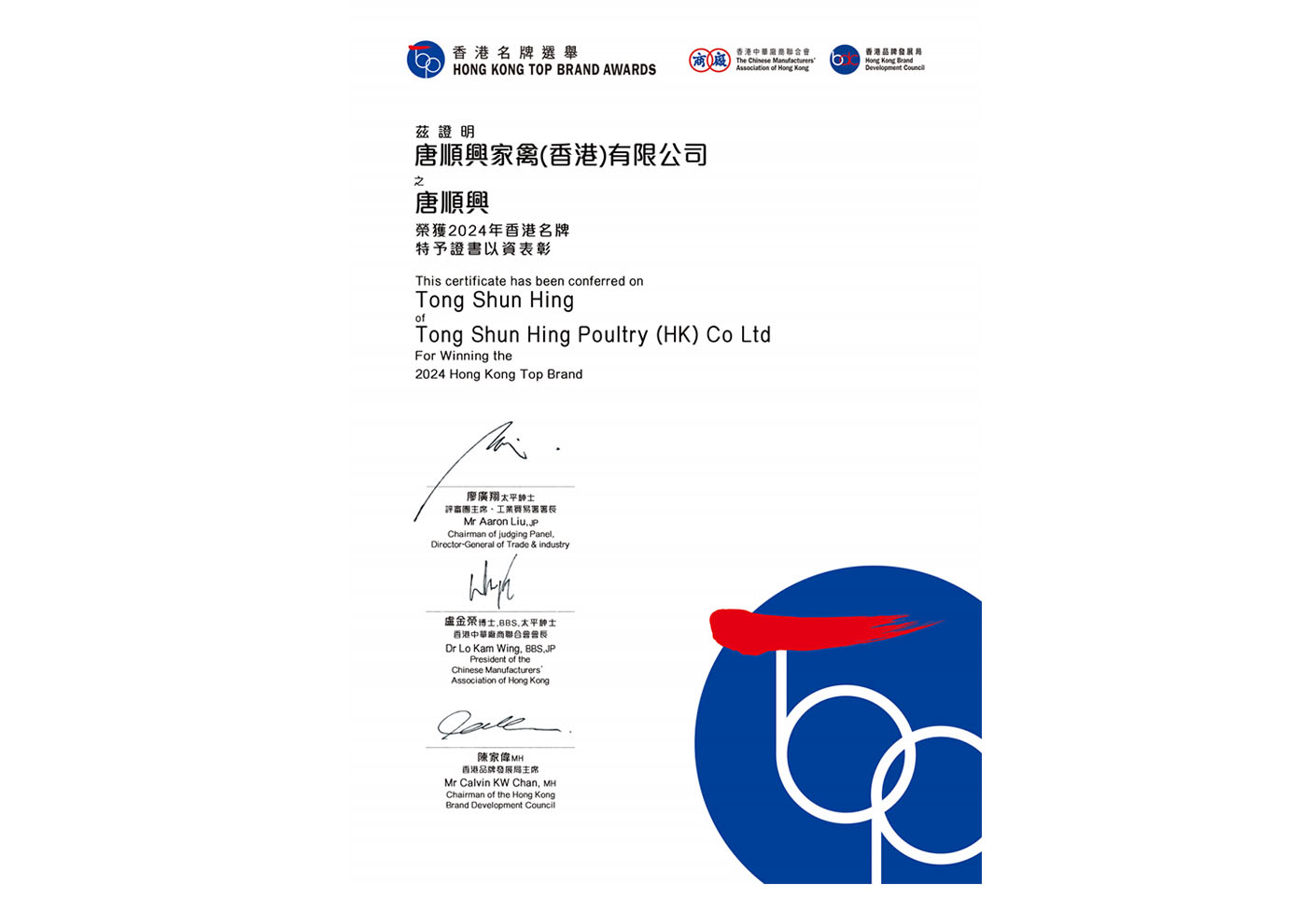 2024年:香港名牌